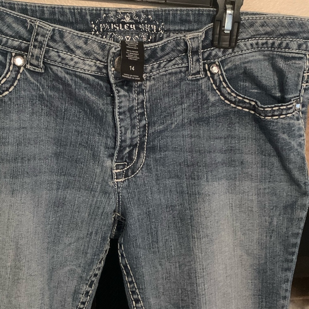 Jeans bling and designer pockets